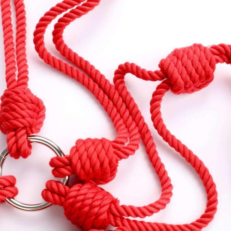 Kinbaku-style braided restraints