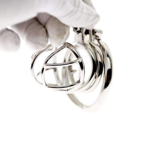 CBT-style short chastity for male subs