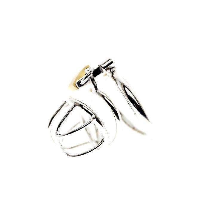 Tiny cock cage for submissive men