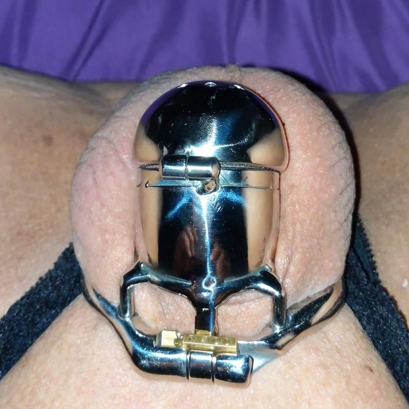 How to clean a small chastity cage with double openings