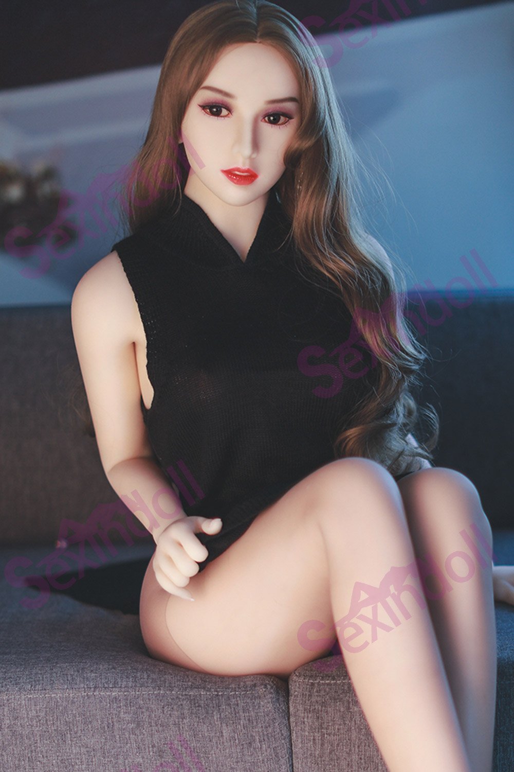 soft silicone Asian sex doll robot