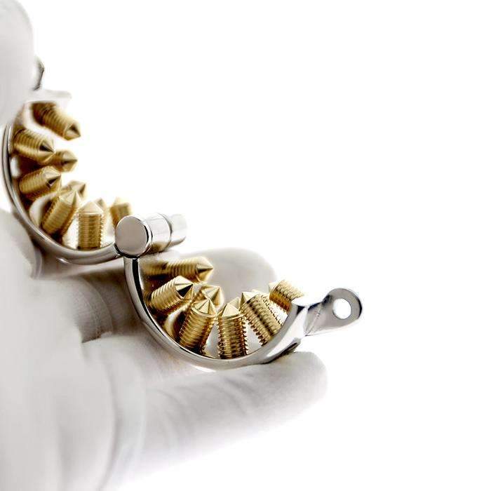 Adjustable Femdom CBT Device – Kali’s Teeth with Long Spikes