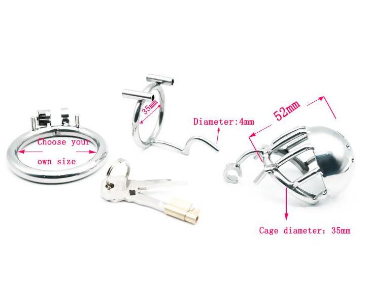 Invisible lock system for PA Chastity