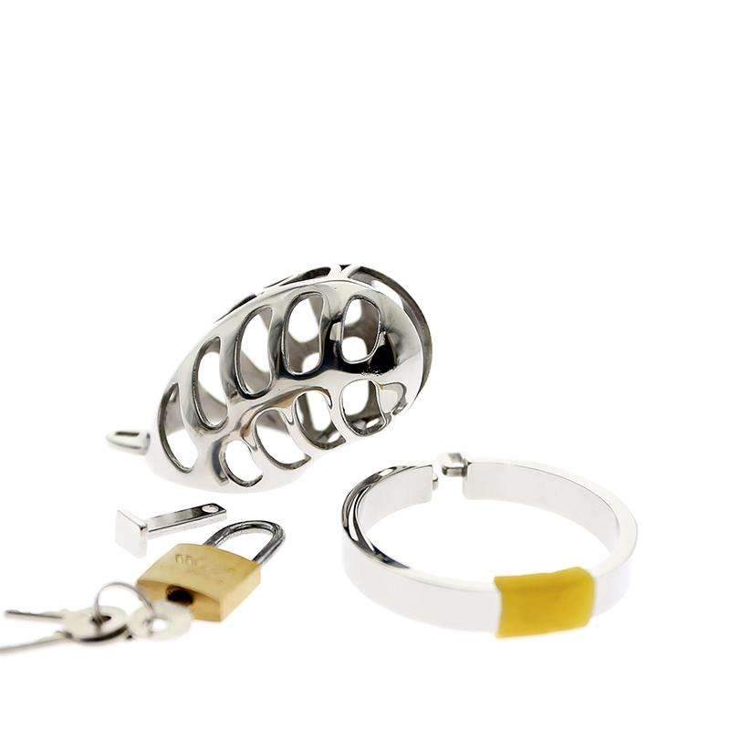 Secure chastity device for intense denial