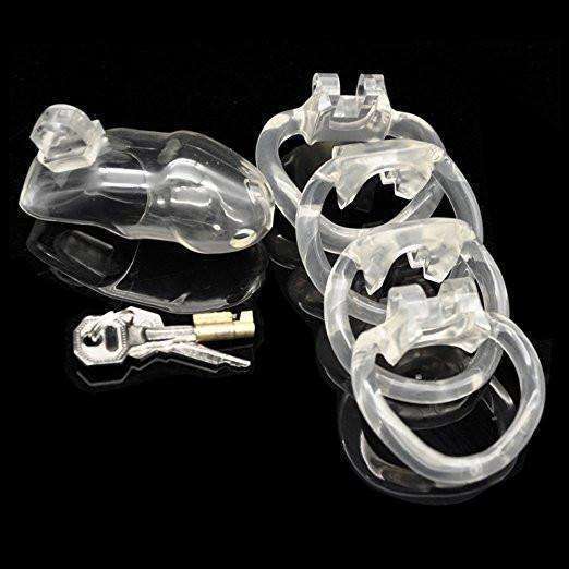 Stylish resin cock cage offering ultimate security