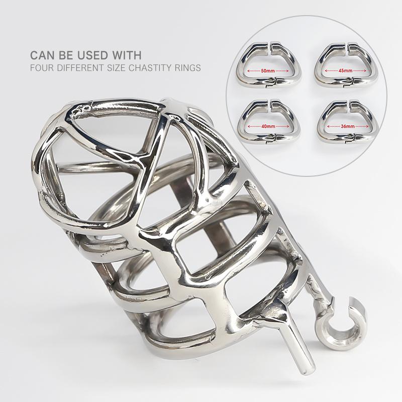 New comfort-fit chastity device with curved ring