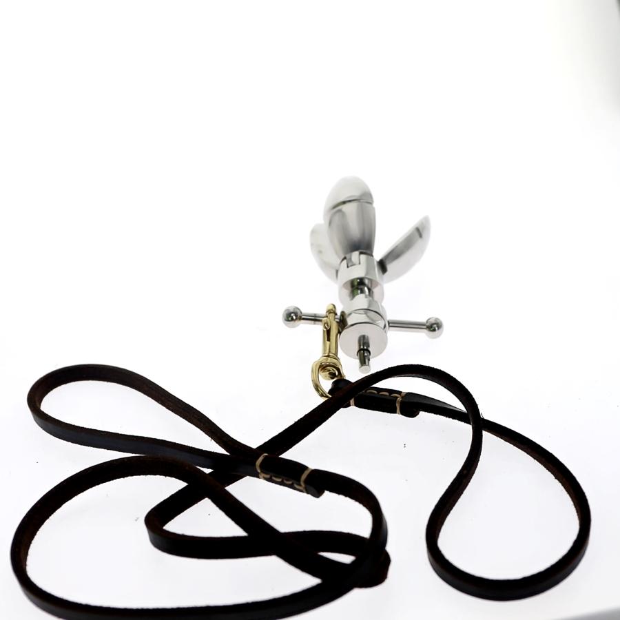 What size plug comes in the leash kit?