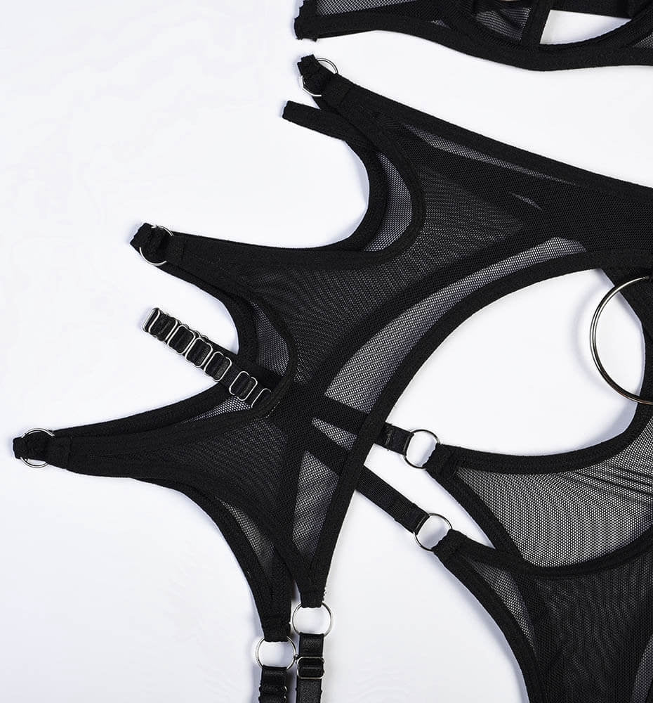 Sequined Erotic Bra Set Sexy Lingerie