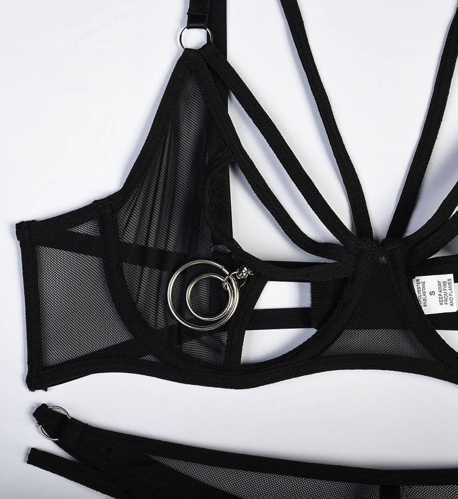 Sequined Erotic Bra Set Sexy Lingerie
