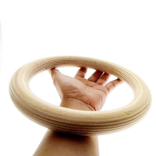 Wooden suspension ring for advanced Shibari suspension