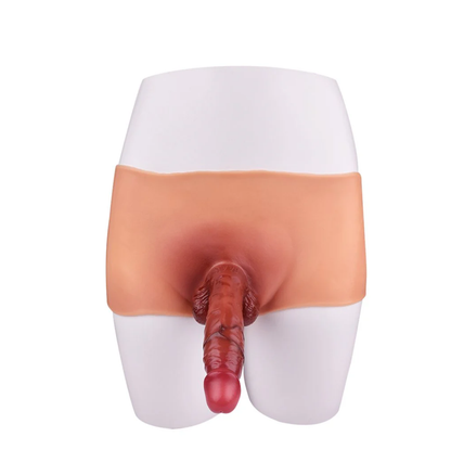 Harness strap on sex toy for anal beginners
