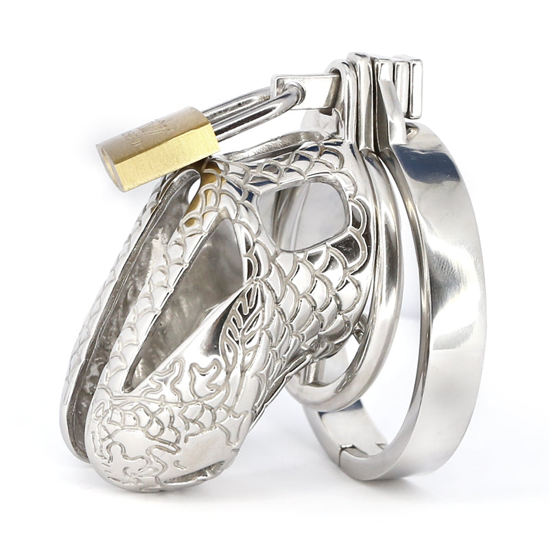 Snake Cock Cage Lockable Penis Ring