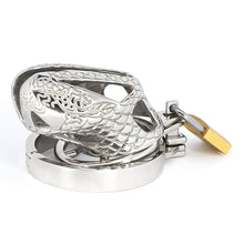 Load image into Gallery viewer, Snake Cock Cage Lockable Penis Ring
