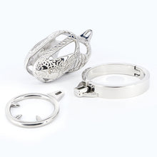 Load image into Gallery viewer, Snake Cock Cage Lockable Penis Ring
