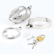 Load image into Gallery viewer, Snake Cock Cage Lockable Penis Ring
