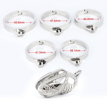 Load image into Gallery viewer, Snake Cock Cage Lockable Penis Ring
