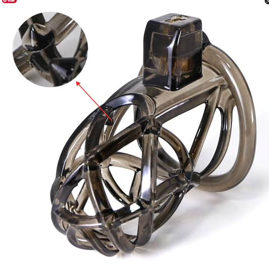SPIKED CHASTITY CAGE- THE SCOURGE OF SERVITUDE