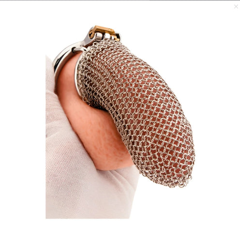 New Mesh Chastity Cage – Secure & Breathable Steel Design