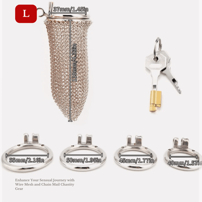 Premium Mesh Chastity Device for Ultimate Control