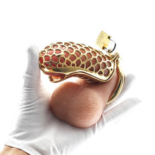 Load image into Gallery viewer, 24K Gold Dragon Chastity CH03 - 3.34&#39;&#39; / 85mm
