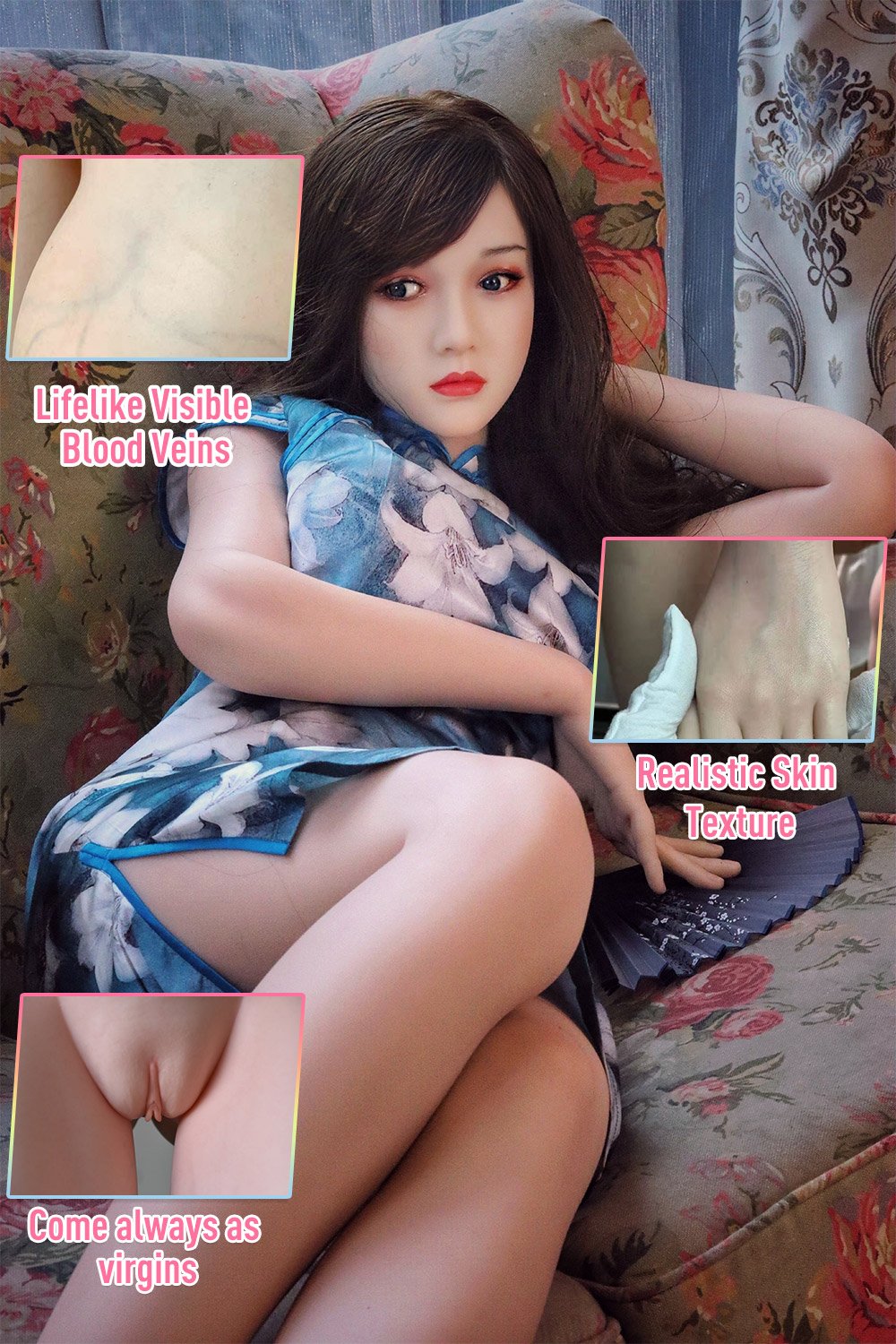 Lauren - Super Realistic Asian Silicone Sex Doll 5ft2 (158cm)