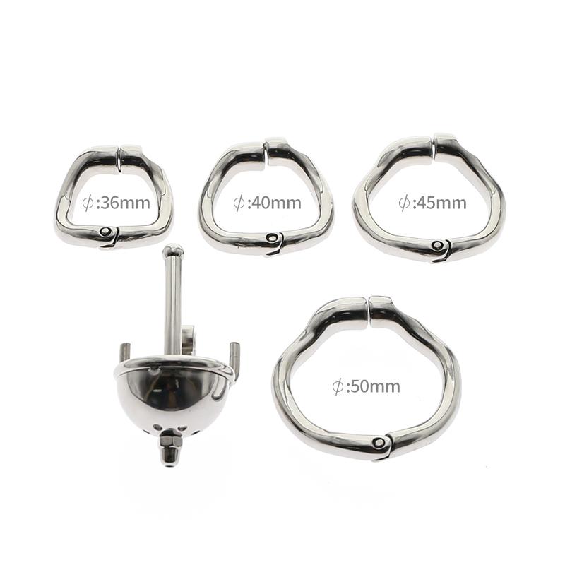 NC09 - Micro Chastity Cage -  1.57'' / 40mm - Catheter Option