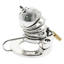 Load image into Gallery viewer, 2-in-1 Ball Stretcher Cock Cage with Catheter BS03
