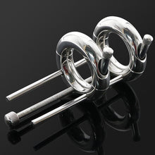 Load image into Gallery viewer, Extreme double ring CBT Ball Stretcher Sex Toys -lovershop01
