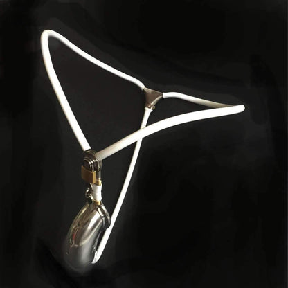 Dominatrix chastity belt with key lock