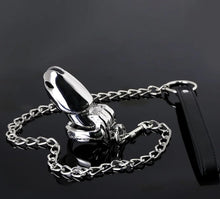 Load image into Gallery viewer, HOT HTV4 STEEL WITH CHAIN / CHASTITY ON LEASH
