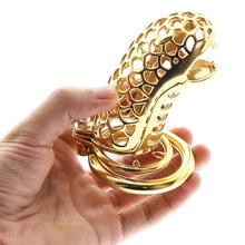 Load image into Gallery viewer, 24K Gold Dragon Chastity CH03 - 3.34&#39;&#39; / 85mm
