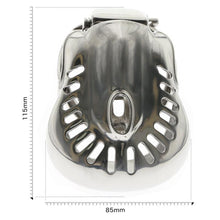 Load image into Gallery viewer, Fully Enclosed Metal Chastity Device | Design for Long-Term Wear
