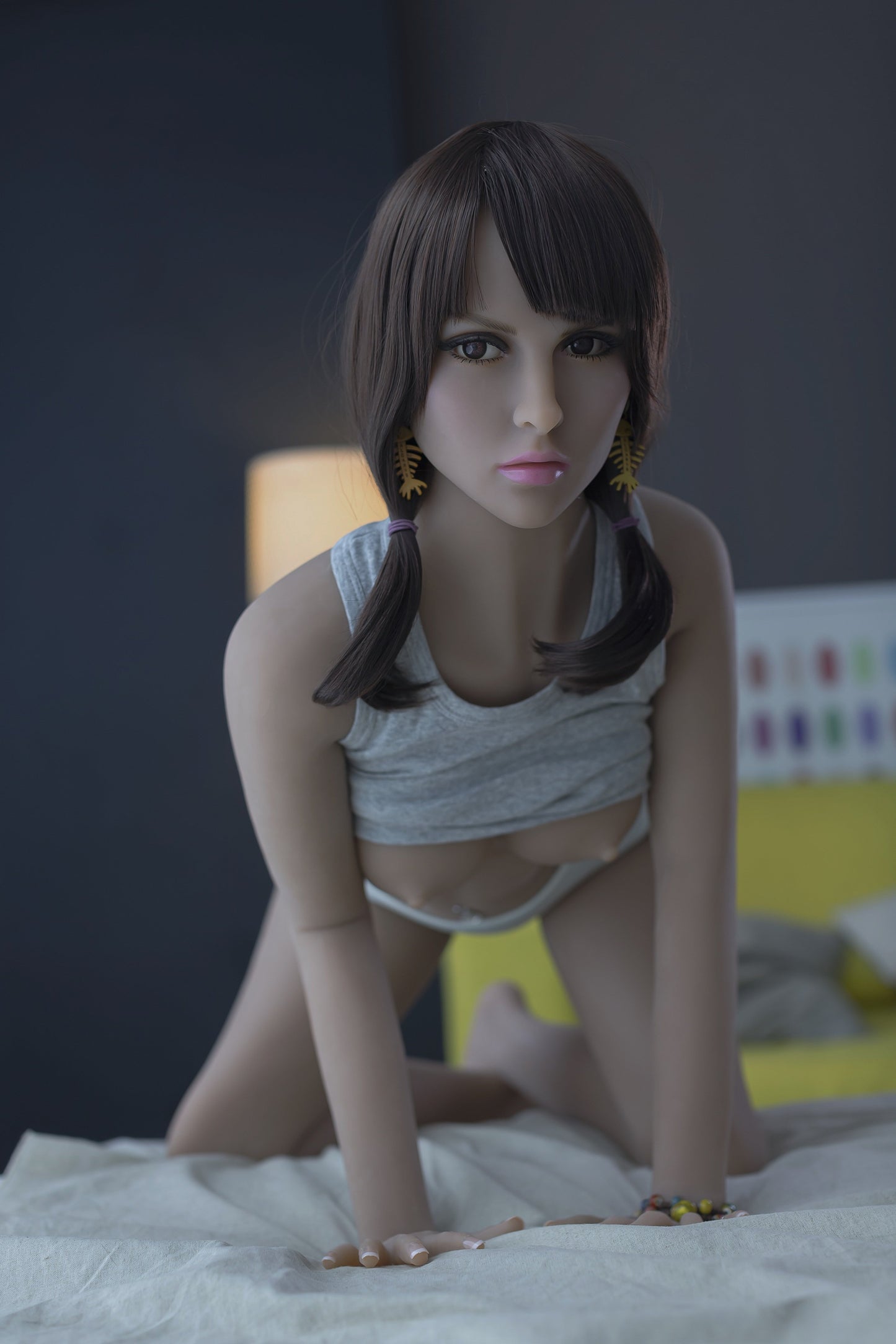 Sylvia brunette doll with seductive eyes