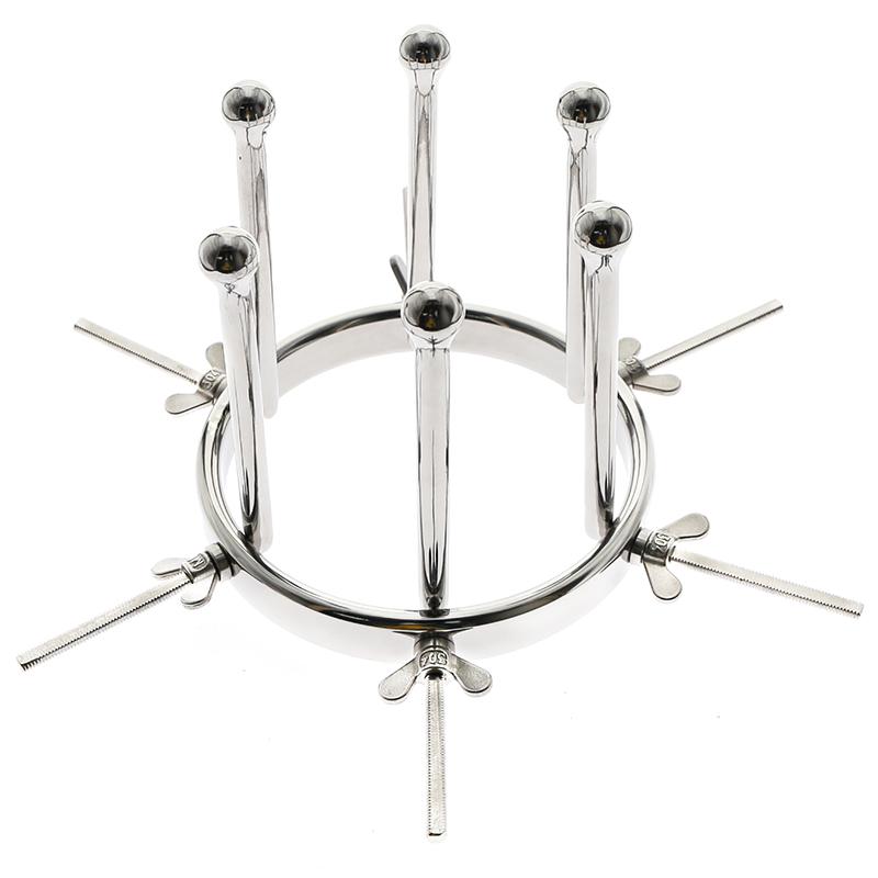 Adjustable BDSM spreader for anal and vaginal use