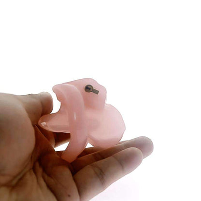 Micro male chastity with rings