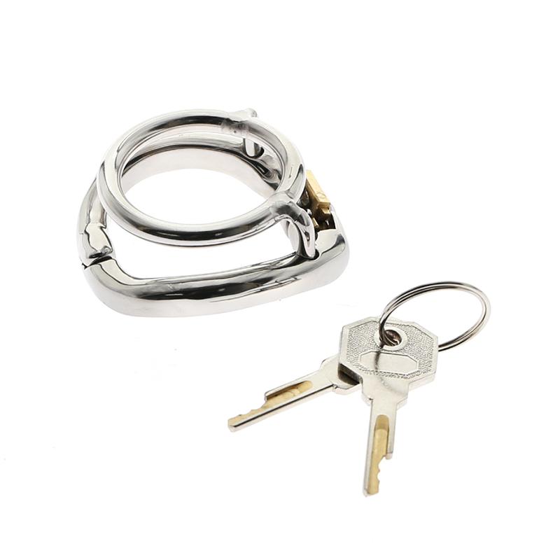 Adjustable size chastity ring for a comfortable fit