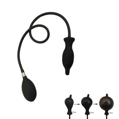Expandable butt plug for adults