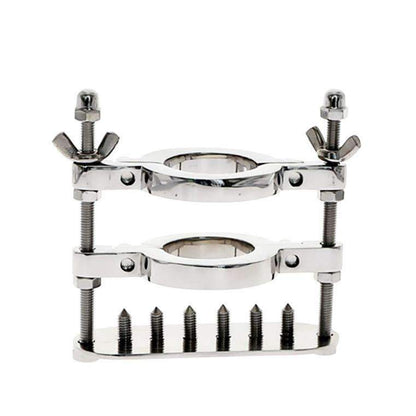 All-in-one spiked ball stretcher and crusher set