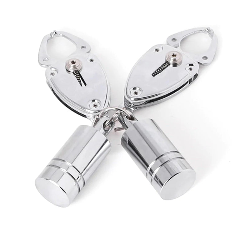 Are weighted nipple clamps safe for beginners?