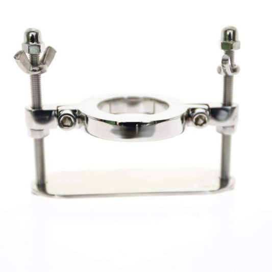 CBT clamp for scrotum control

