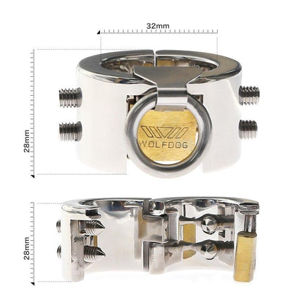 Testicle stretcher for pierced balls