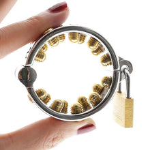 Load image into Gallery viewer, Spiked chastity gear for hardcore BDSM sessions
