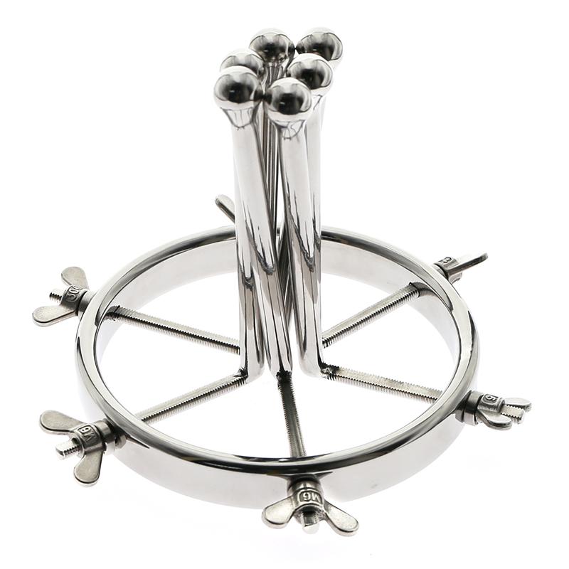 Adjustable BDSM spreader for any hole play