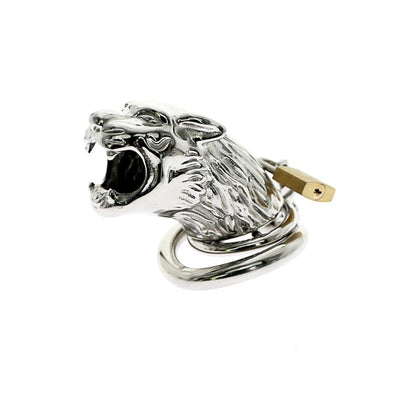 Lockable male chastity device