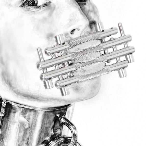 BDSM tongue restraint gag for beginners