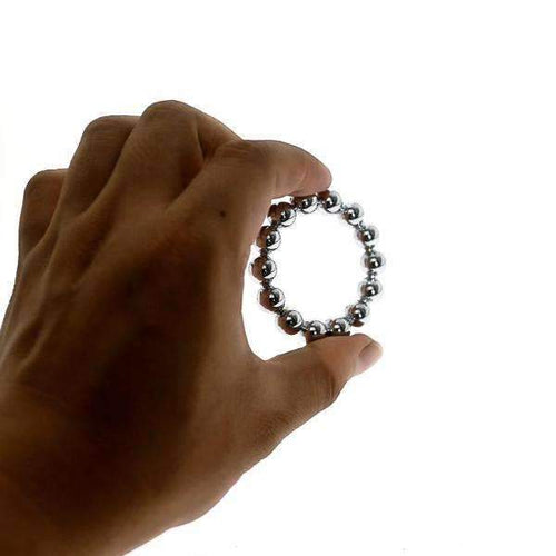 Beaded glans ring close-up
