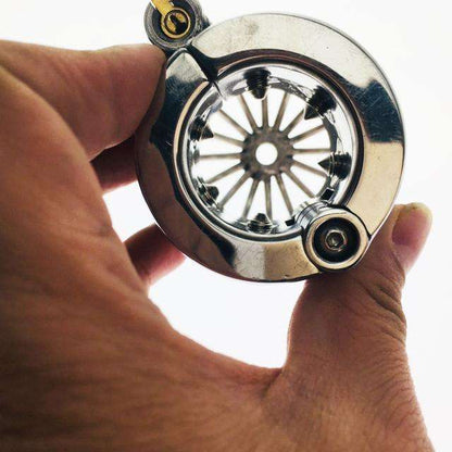 Scrotum cage with added weight feature
