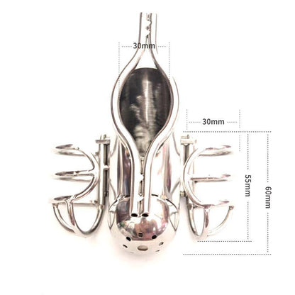 Secure and comfortable male chastity
