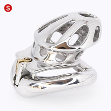 Load image into Gallery viewer, Heavy-duty steel chastity cage for punishment
