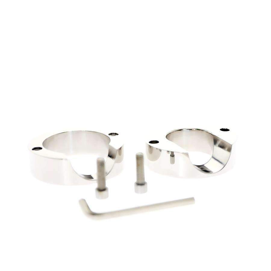 Intense BDSM ball stretcher ring